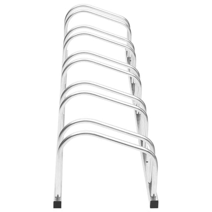 Portabici per 5 Biciclette Acciaio Zincato - homemem39