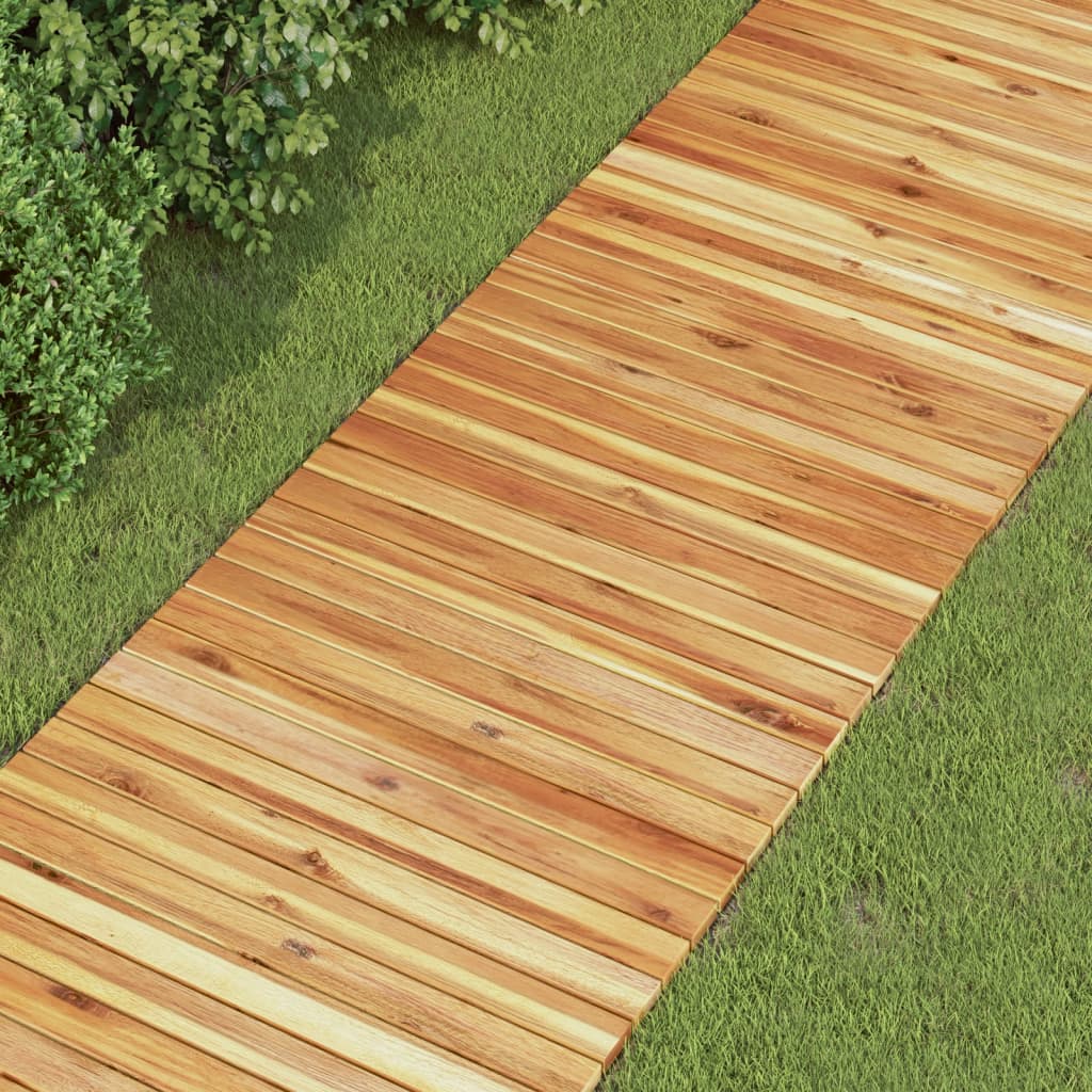 Sentiero da Giardino 200x50 cm in Legno Massello di Acacia | homemem39