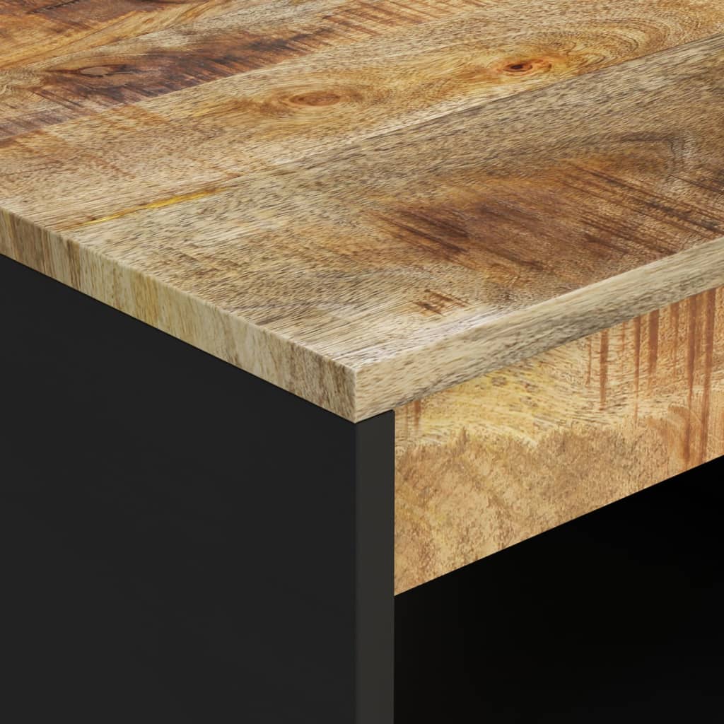 Tavolino da Salotto 90x50x40 cm in Legno Massello di Mango | homemem39