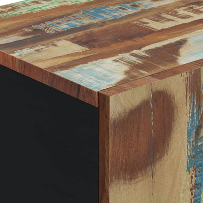 Credenza con Anta 40x31x75 cm in Legno Massello di Recupero