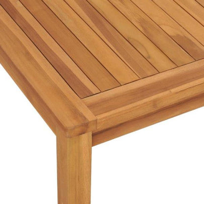 Set da Pranzo per Giardino 5 pz in Legno Massello di Teak | homemem39