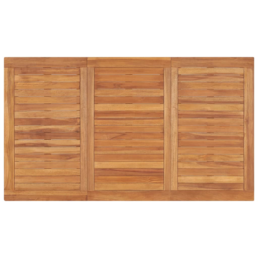 Set da Pranzo per Giardino 3 pz in Legno Massello di Teak | homemem39