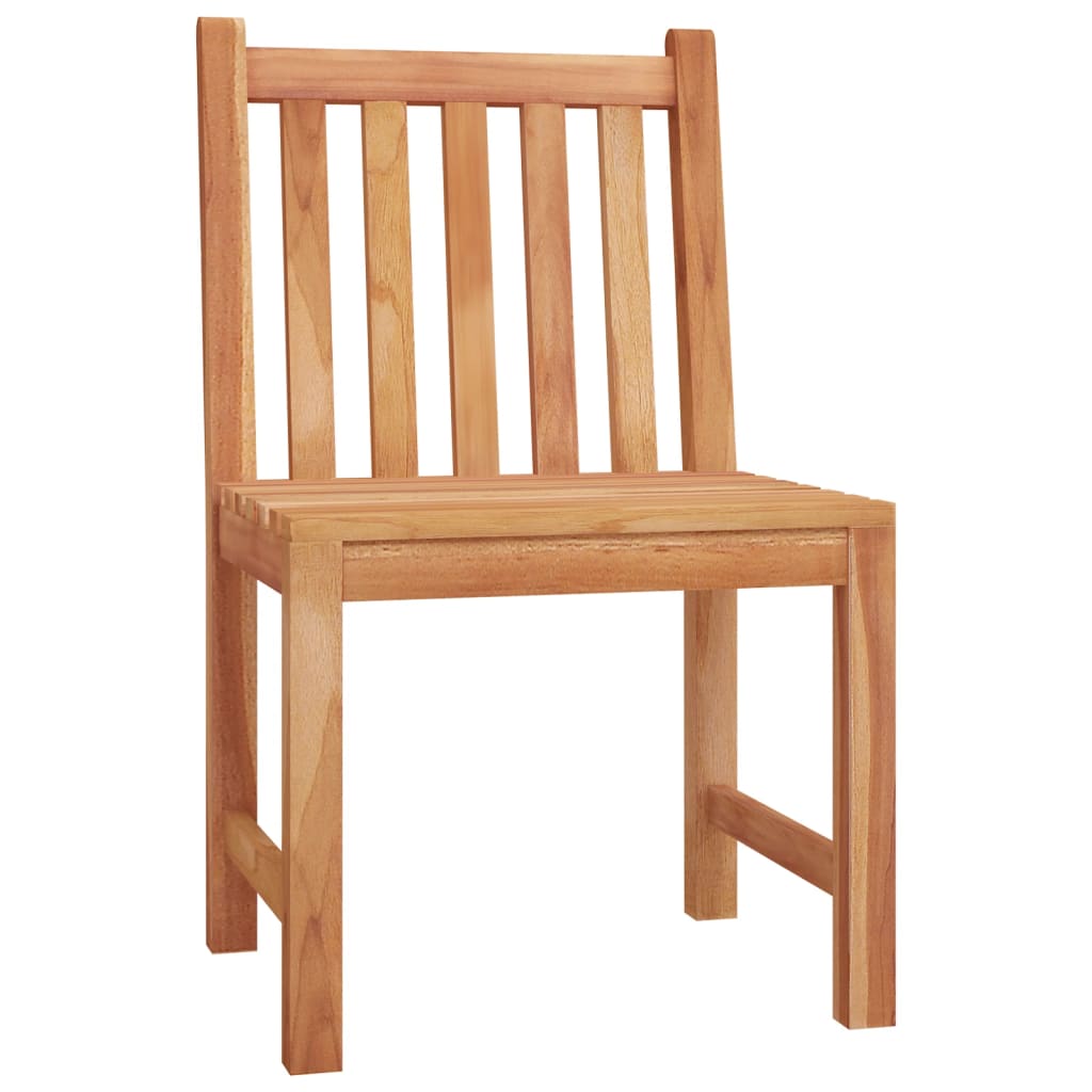 Set da Pranzo per Giardino 4 pz in Legno Massello di Teak | homemem39