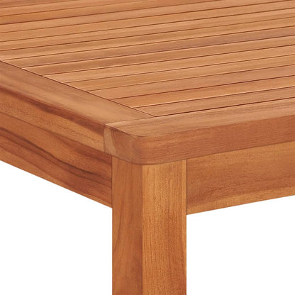 Set da Pranzo per Giardino 4 pz in Legno Massello di Teak | homemem39