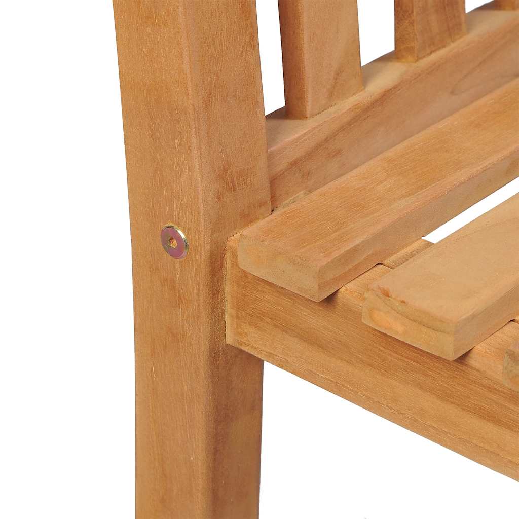 Set da Pranzo per Giardino 4 pz in Legno Massello di Teak | homemem39