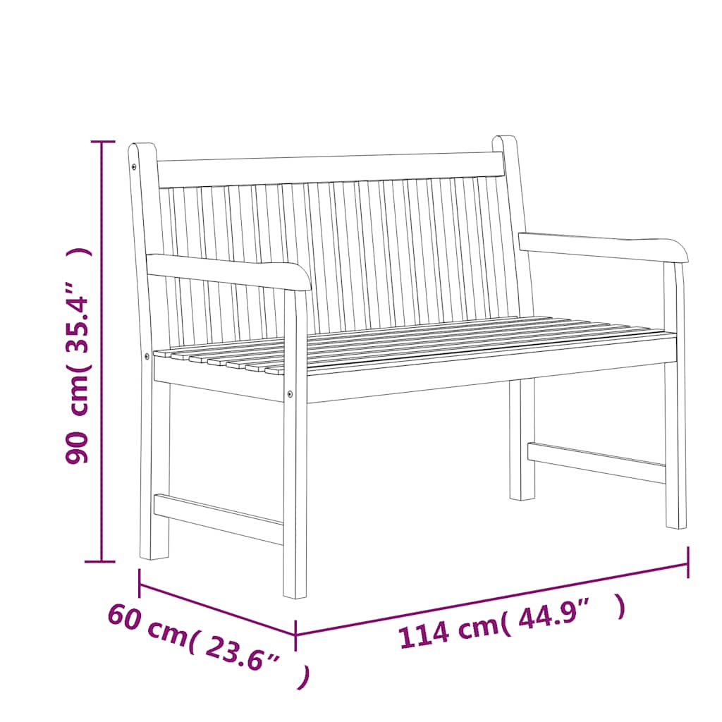 Set da Pranzo per Giardino 4 pz in Legno Massello di Teak | homemem39