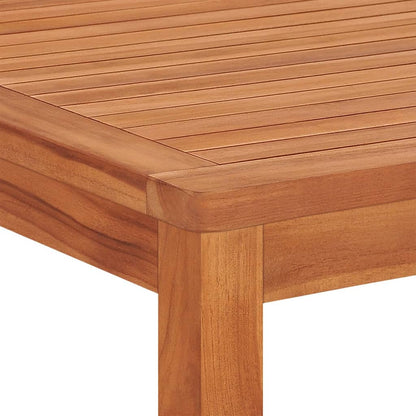 Set da Pranzo per Giardino 5 pz in Legno Massello di Teak | homemem39