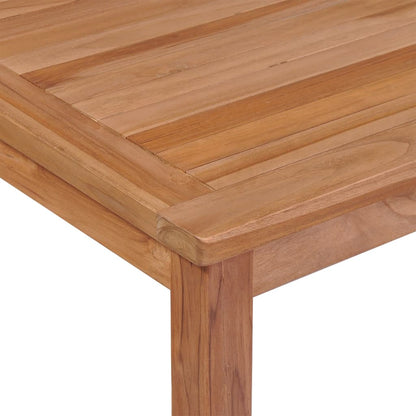 Set da Pranzo per Giardino 4 pz in Legno Massello di Teak | homemem39