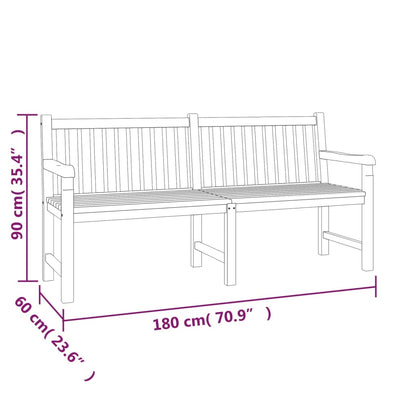 Set da Pranzo per Giardino 4 pz in Legno Massello di Teak | homemem39
