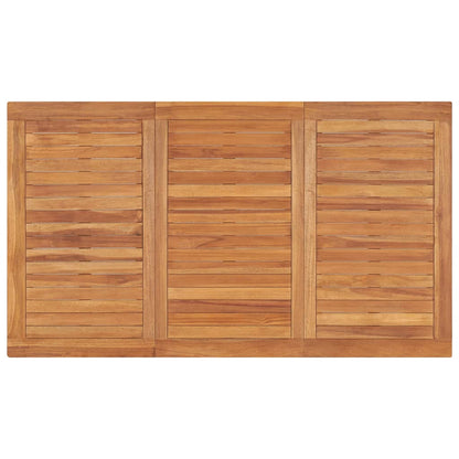 Set da Pranzo per Giardino 5 pz in Legno Massello di Teak | homemem39