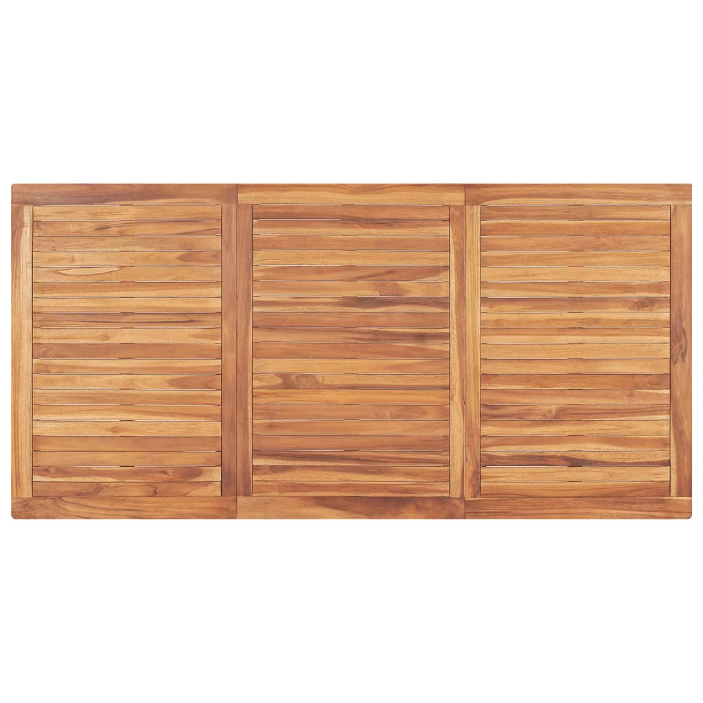 Set da Pranzo per Giardino 3 pz in Legno Massello di Teak | homemem39