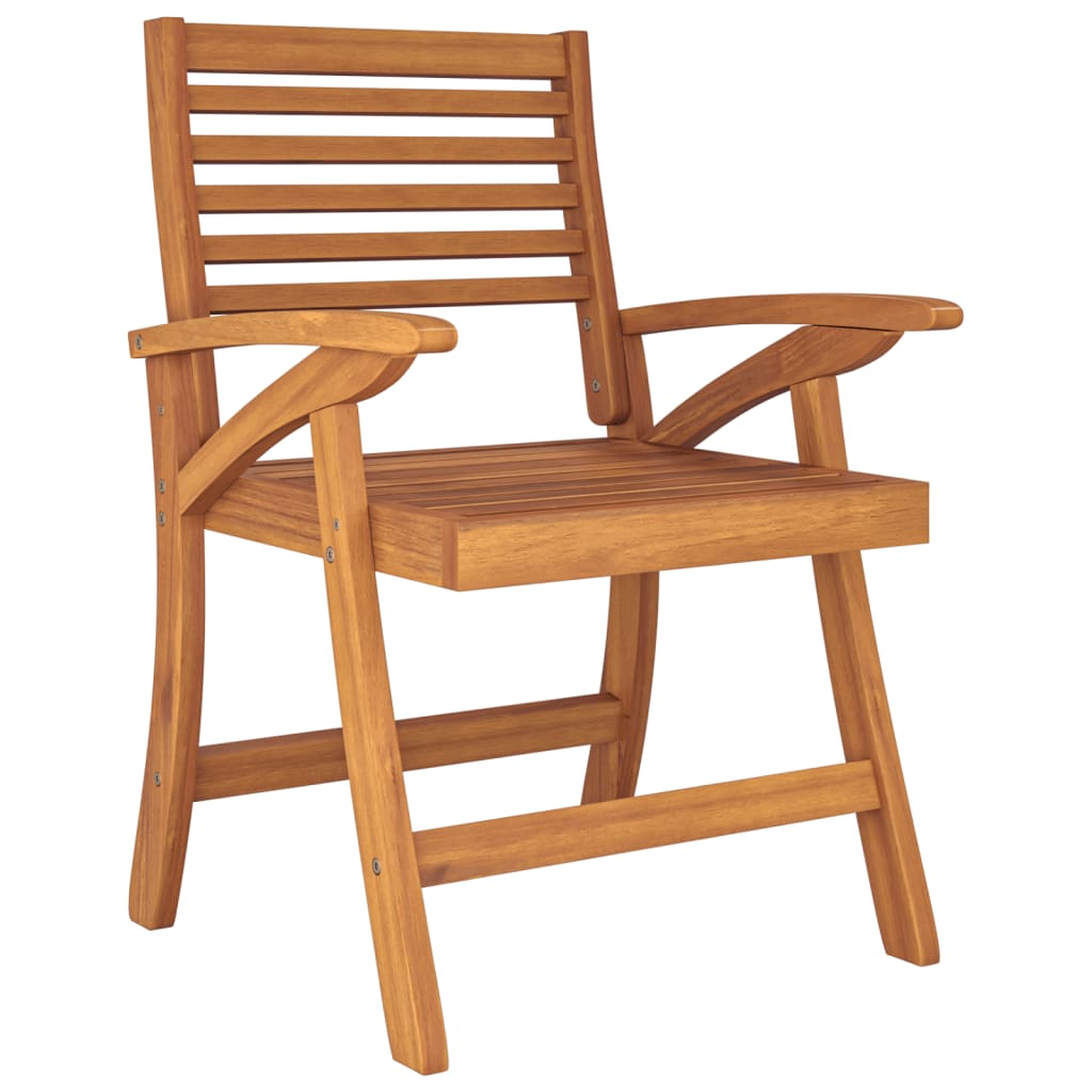 Set da Pranzo per Giardino 5 pz in Legno Massello di Acacia | homemem39