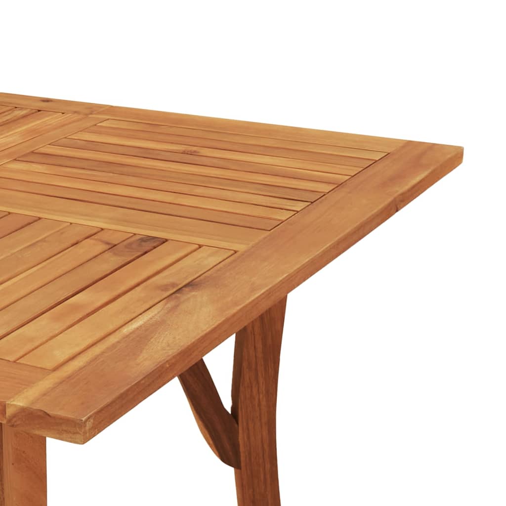 Set da Pranzo per Giardino 5 pz in Legno Massello di Acacia | homemem39