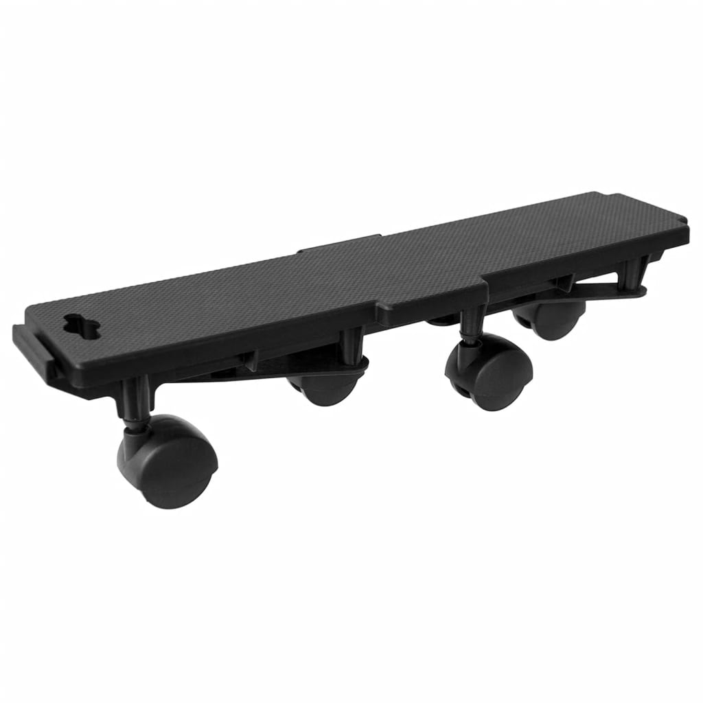Carrelli da Trasloco con 4 Ruote 4 pz Neri Polipropilene 170 kg | homemem39