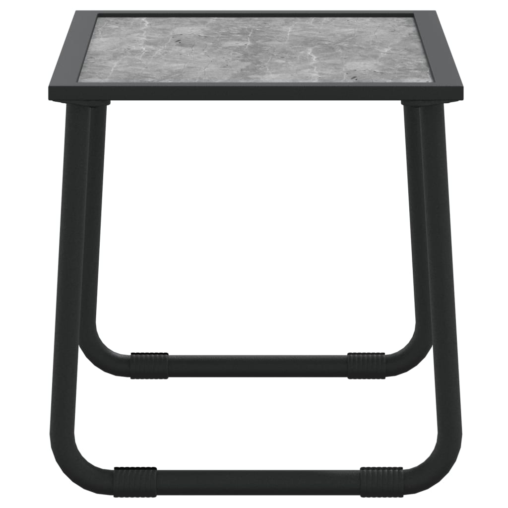Set Salotto da Giardino 3 pz con Cuscini in Acciaio Antracite | homemem39