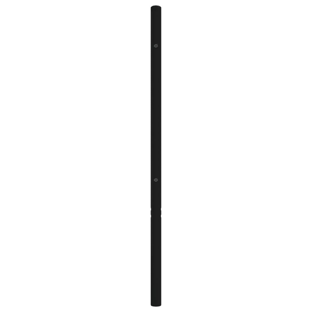 Testiera in Metallo Nero 90 cm
