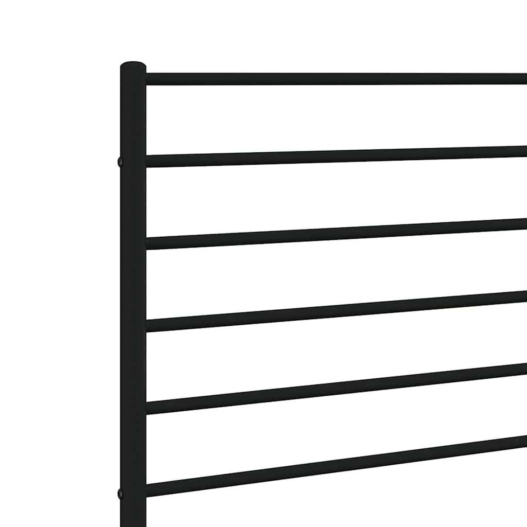 Testiera di Ricambio in Metallo Nero 120 cm | homemem39