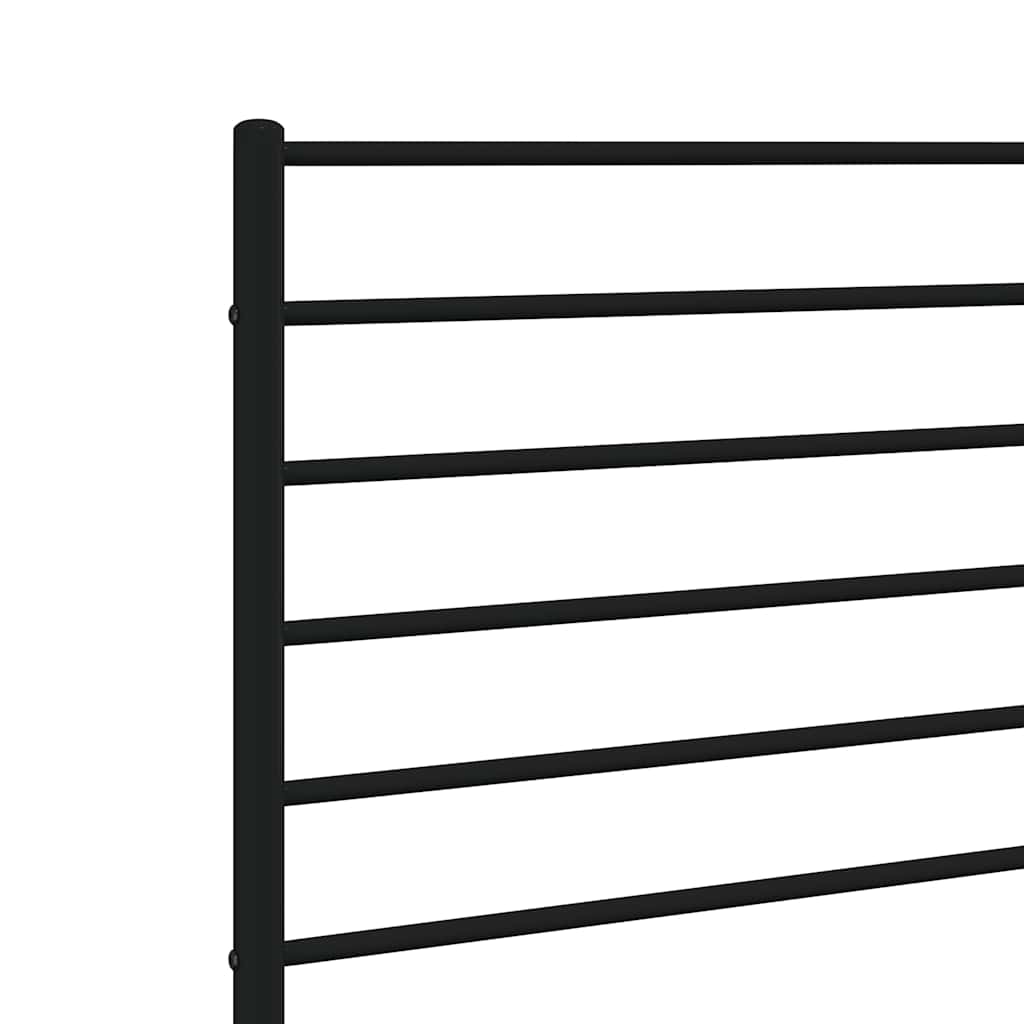 Testiera di Ricambio in Metallo Nero 135 cm | homemem39