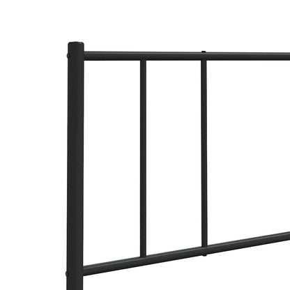 Testiera di Ricambio in Metallo Nero 150 cm