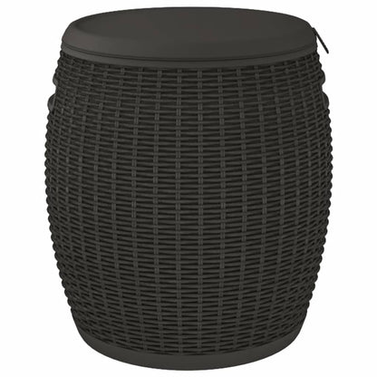 Contenitore da Giardino 4 in 1 Polipropilene Nero - homemem39