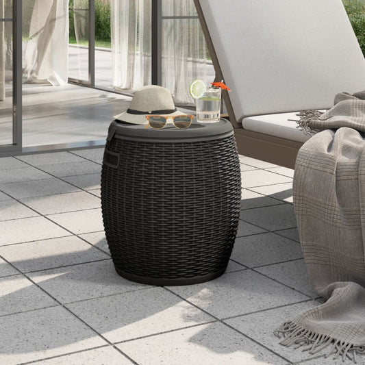 Contenitore da Giardino 4 in 1 Polipropilene Nero - homemem39