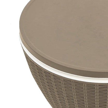 Tavolo Frigo 3 in 1 Polipropilene Marrone Chiaro | homemem39