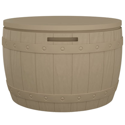 Contenitore da Giardino 3 in 1 Polipropilene Marrone Chiaro