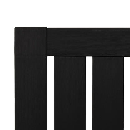 Sedia Adirondack da Giardino in Polipropilene Nero - homemem39