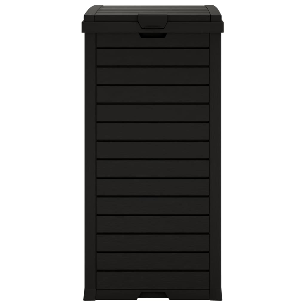 Cestino per Rifiuti da Esterno Nero 41x41x86 cm Polipropilene | homemem39