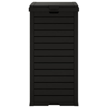 Cestino per Rifiuti da Esterno Nero 41x41x86 cm Polipropilene | homemem39