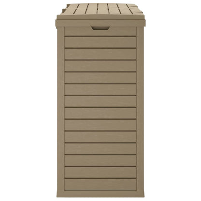 Cestino Rifiuti Esterno Marrone Chiaro 78x41x86cm Polipropilene