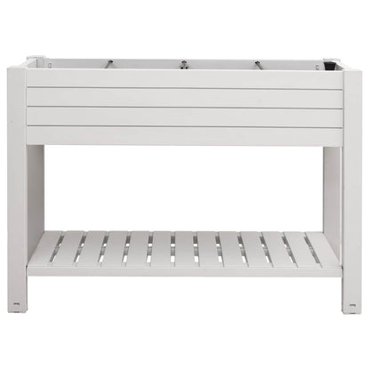 Fioriera Rialzata da Giardino Bianca 110x45x79 cm Polipropilene