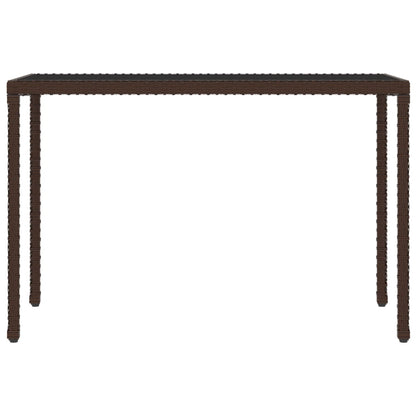 Set da Pranzo da Giardino 6pz con Cuscini in Polyrattan Marrone - homemem39