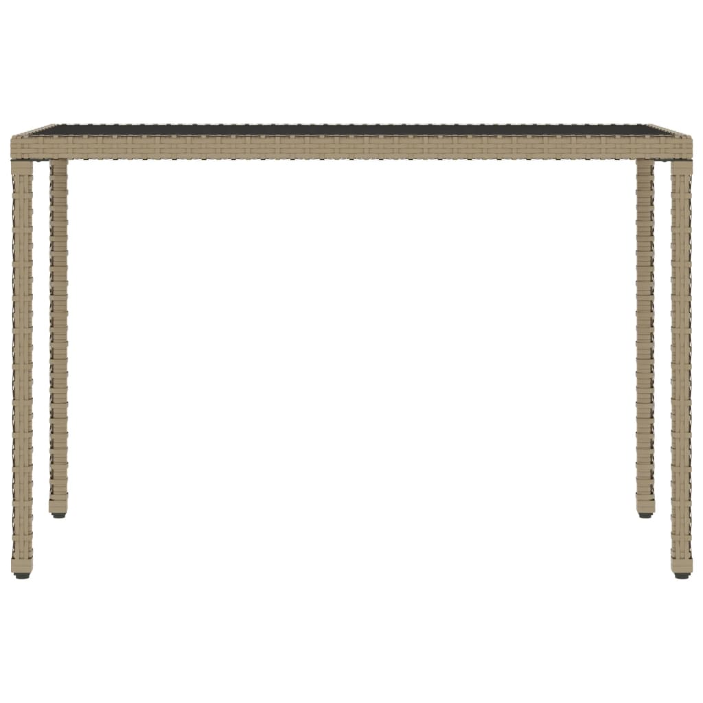 Set da Pranzo da Giardino 6 pz con Cuscini Beige in Polyrattan - homemem39