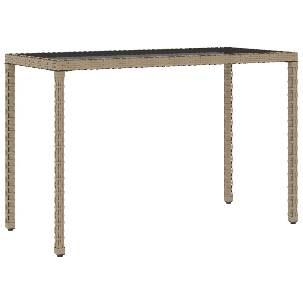 Set da Pranzo da Giardino 6 pz con Cuscini Beige in Polyrattan - homemem39