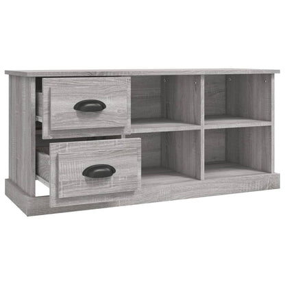 Mobile Porta TV Grigio Sonoma 102x35,5x47,5cm Legno Multistrato - homemem39