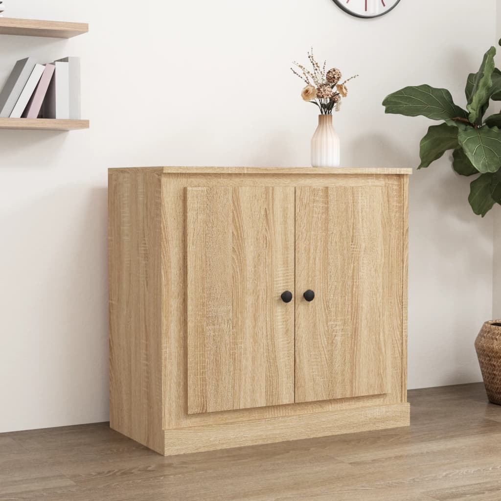 Credenza Rovere Sonoma 70x35,5x67,5 cm in Legno Multistrato - homemem39