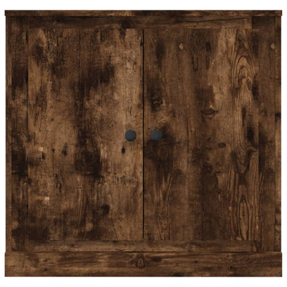 Credenza Rovere Fumo 70x35,5x67,5 cm in Legno Multistrato - homemem39