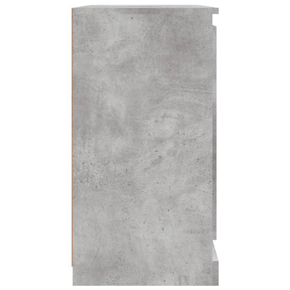 Credenza Grigio Cemento 70x35,5x67,5 cm in Legno Multistrato - homemem39