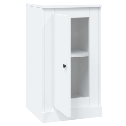 Credenza Bianca 37,5x35,5x67,5 cm in Legno Multistrato - homemem39