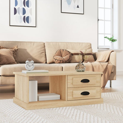 Tavolino da Salotto Rovere Sonoma 90x50x35 cm Legno Multistrato | homemem39
