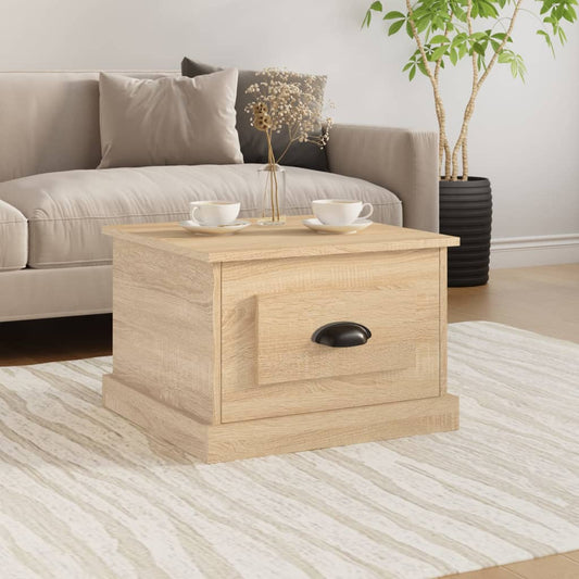 Tavolino da Salotto Rovere Sonoma 50x50x35 cm Legno Multistrato | homemem39
