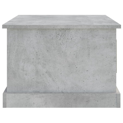 Tavolino da Salotto Grigio Cemento 50x50x35cm Legno Multistrato | homemem39