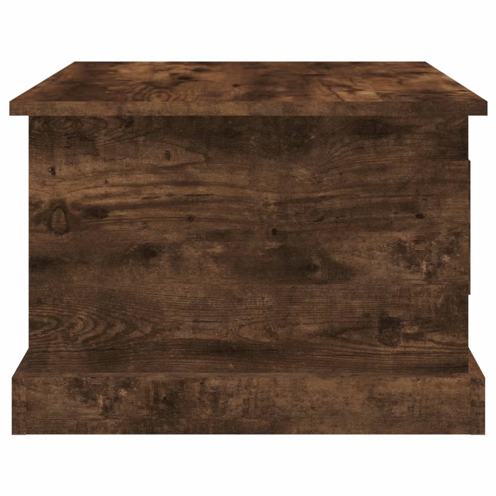 Tavolino da Salotto Rovere Fumo 50x50x35 cm Legno Multistrato | homemem39