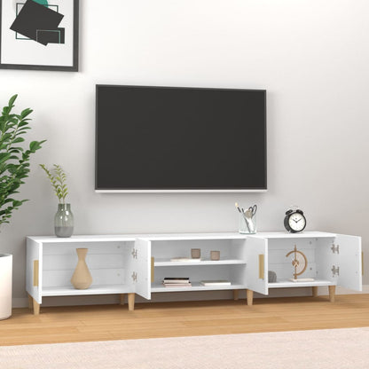 Mobile Porta TV Bianco 180x31,5x40 cm in Legno Multistrato - homemem39