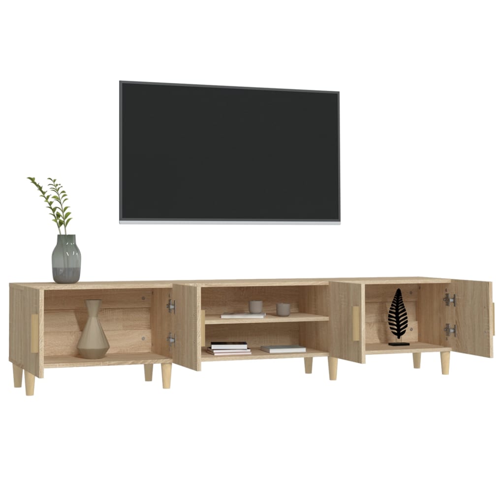 Mobile per TV Rovere Sonoma 180x31,5x40 cm in Legno Multistrato - homemem39
