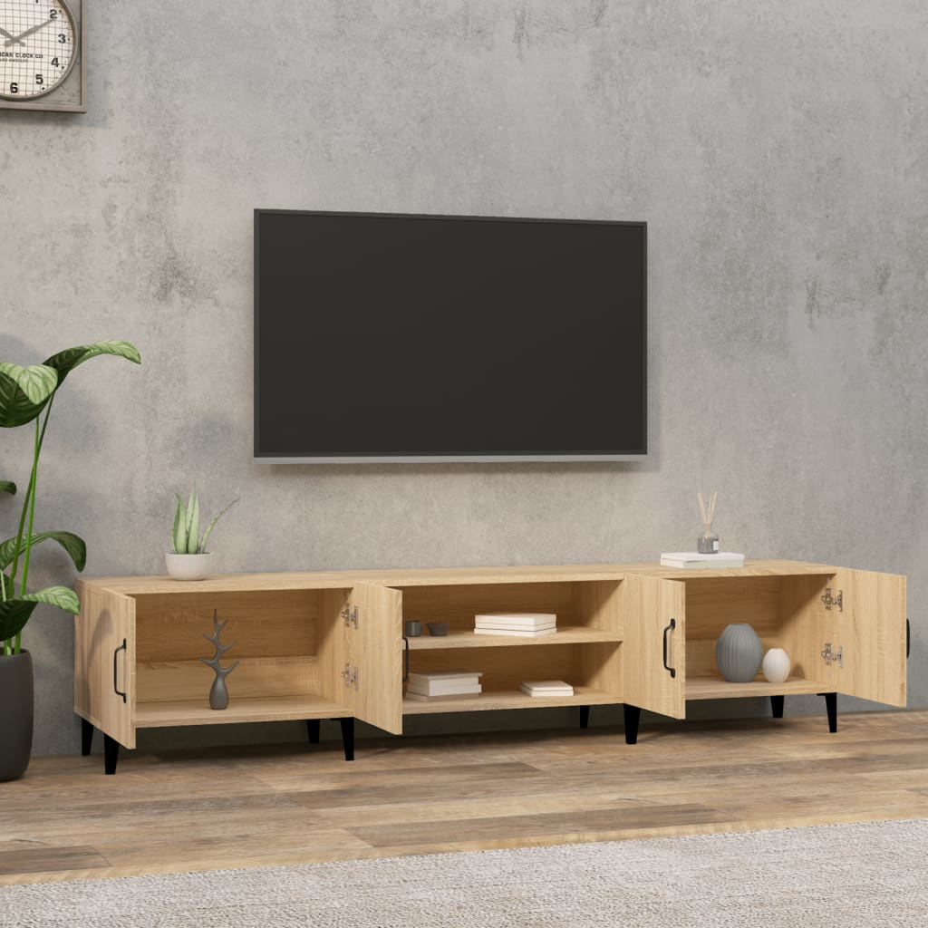 Mobile per TV Rovere Sonoma 180x31,5x40 cm in Legno Multistrato - homemem39