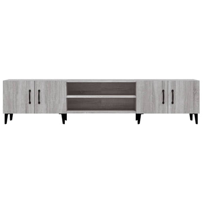 Mobile TV Grigio Sonoma 180x31,5x40 cm in Legno Multistrato - homemem39