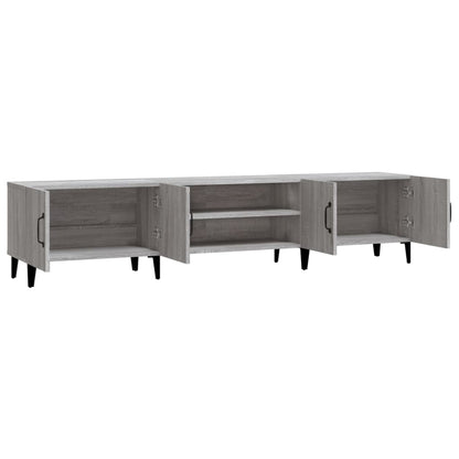 Mobile TV Grigio Sonoma 180x31,5x40 cm in Legno Multistrato - homemem39