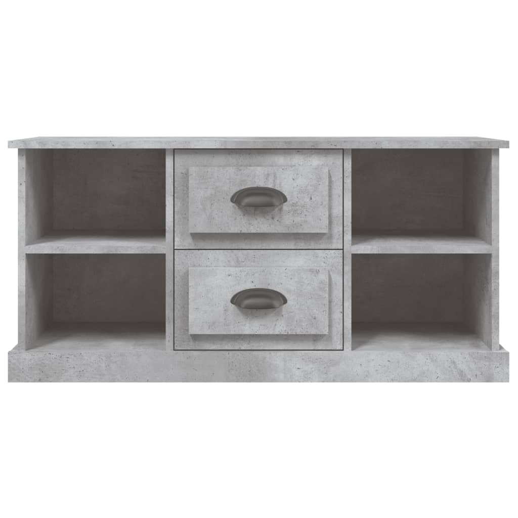 Mobile Porta TV Grigio Cemento 99,5x35,5x48cm Legno Multistrato - homemem39